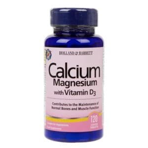 Holland & Barrett Calcium and Magnesium with Vitamin D3 120 Tablets