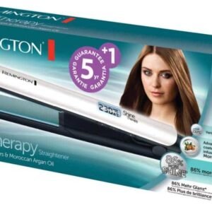 Remington Shine Therapy Advanced Ceramic Hair Straighteners with Morrocan Argan Oil for Improved Shine - S8500