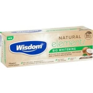 Wisdom Natural Elements Bio Whitening Toothpaste 75ml