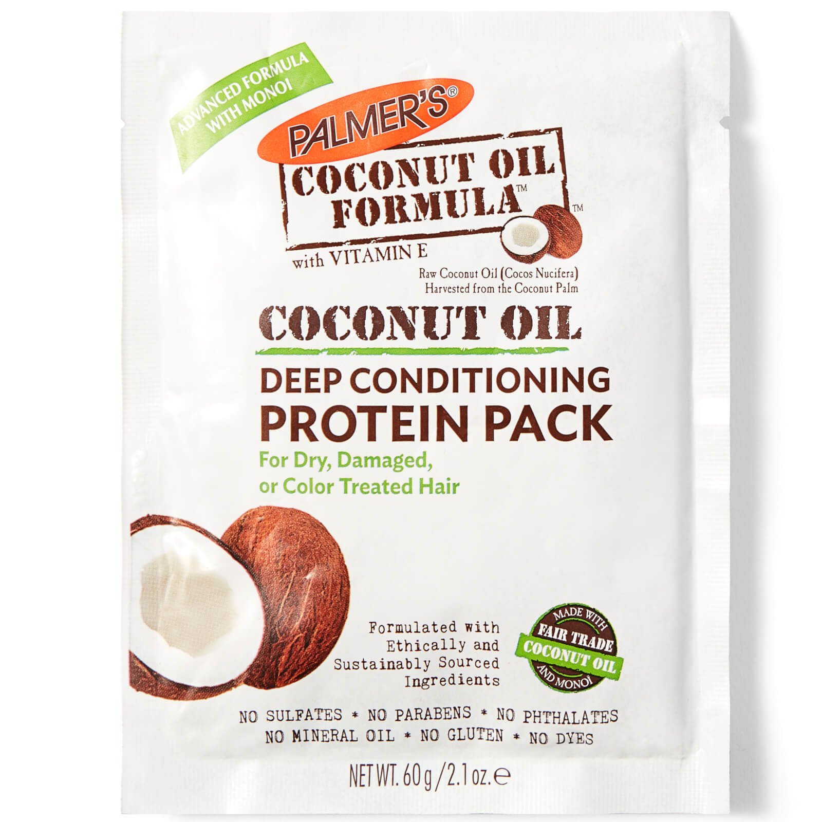 Palmers Coconut Oil Formula Deep Conditioning Protein Pack 60G