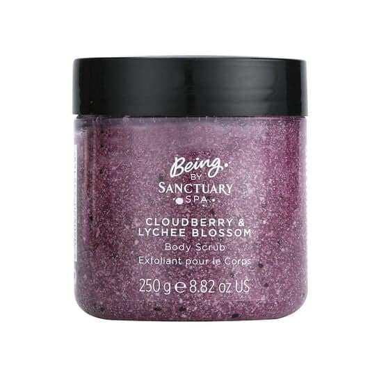 Sanctuary Spa Cloudberry & Lychee Blossom Body Scrub 250g