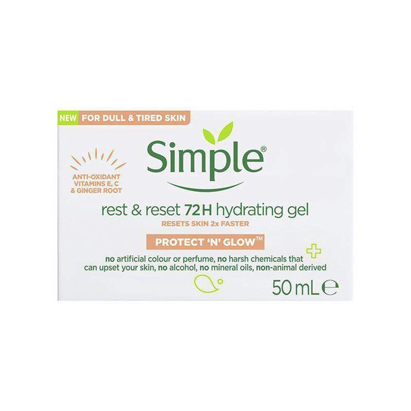 Simple Protect 'N' Glow Rest & Reset 72h Hydrating Gel