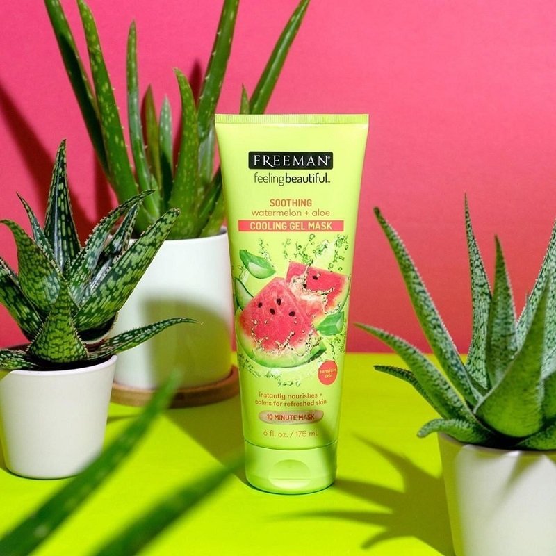 Freeman Soothing Watermelon + Aloe Cooling Gel Mask