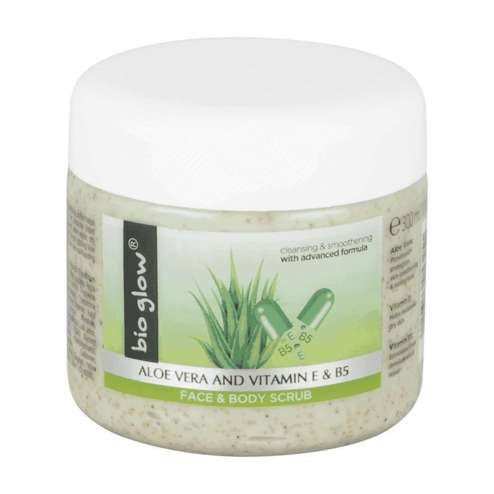 Bioglow Aloe Vera & Vitamin E Body Scrub 300ml